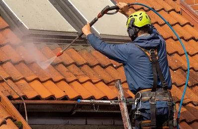 Démoussage et hydrofuge de toiture à Carros